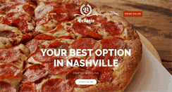 Desktop Screenshot of bellagiopizzasubs.com